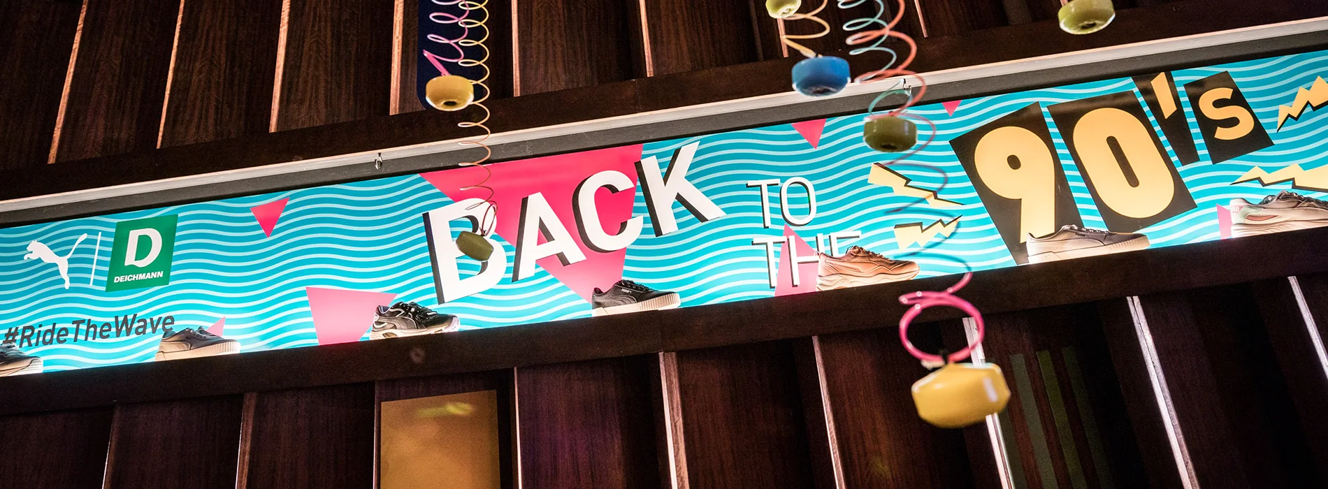 PUMA × Deichmann Influencer-Event in Berlin – gebrandetes 90er-Set mit Sneakern und Live-Graffiti