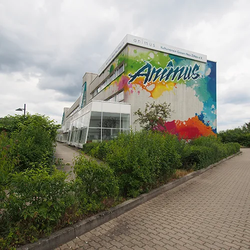 Giebelgestaltung für den Kulturverein Animus in Gosen-Neu Zittau