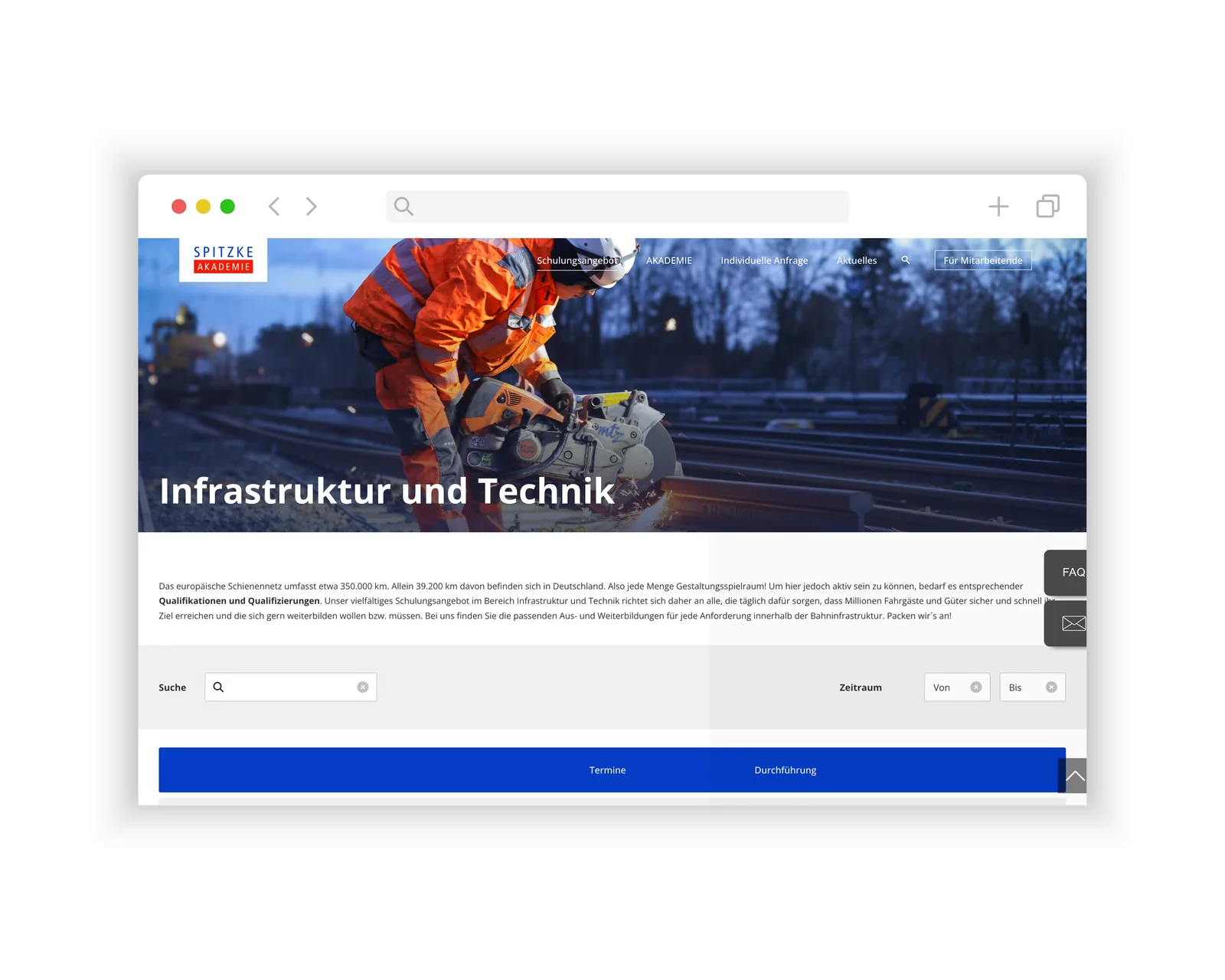 Infrastruktur und Technik – Website SPITZKE, Webdesign Großbeeren